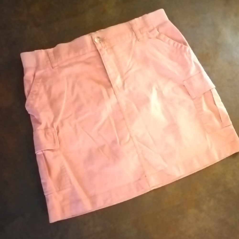 Salmon - Pink Cargo Mini SKORT - 8